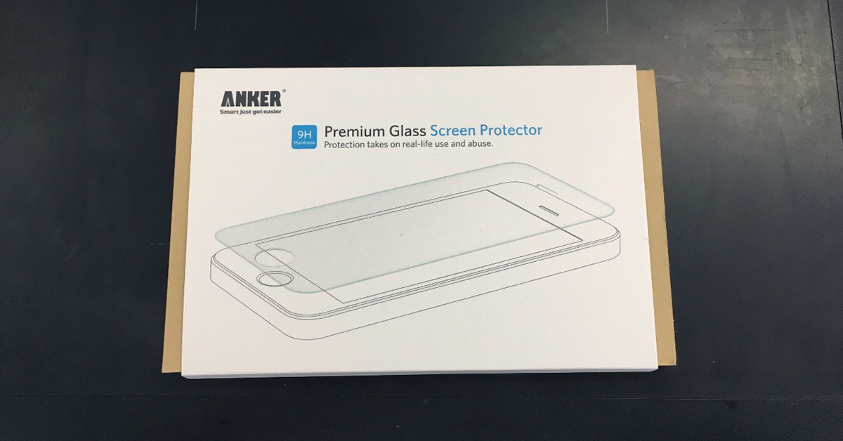 Anker iPhoneSE用 強化ガラス液晶保護フィルム
